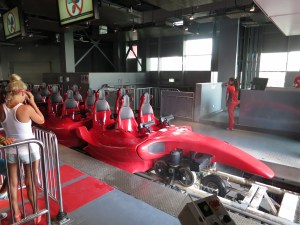 The world’s fastest roller coaster, at Ferrari World, Abu Dhabi