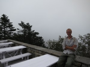 The ‘view’ from the Everest View Hotel