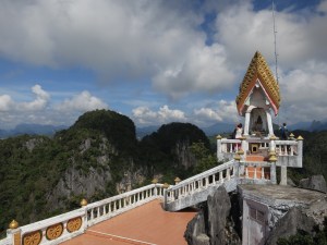 The view from the Tiger Temple (Wat Tham Sua) near Krabi