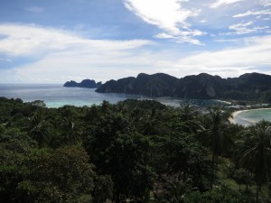 Looking south (-ish) over Ton Sai Bay from Viewpoint 1 on Ko Phi Phi Don