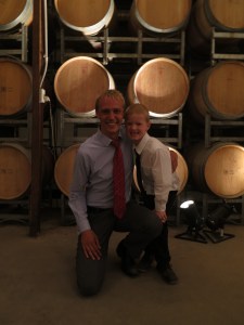 And, despite my presence in it, one of the cuter photos from the wedding night:  me and my cousin William