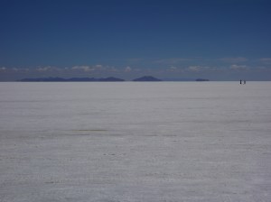 The Uyuni salt flats