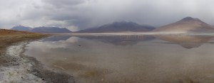 Lakeside in southern Bolivia